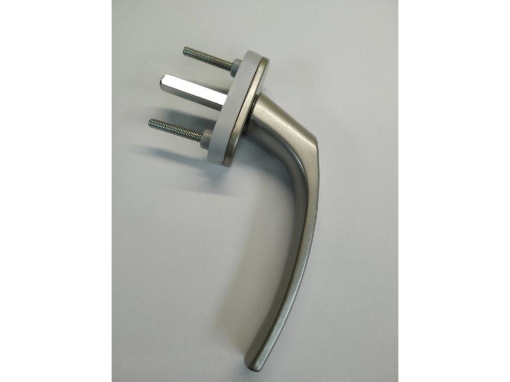 Klika okenní stříbrná