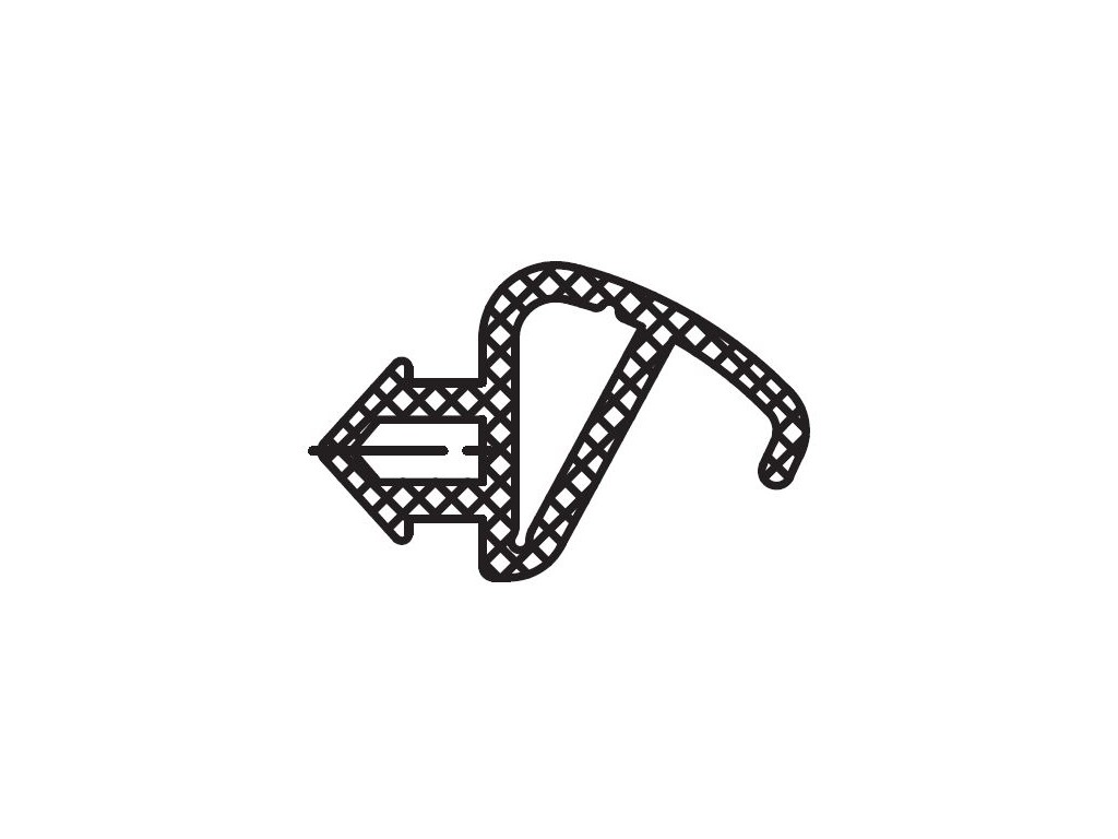 Těsnění dorazové KB 32 černé