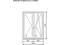 Dvojdílné balkonové dveře 1600 X 2100 antracitově šedá / bílá