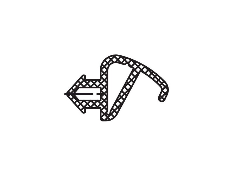 Těsnění dorazové KB 32 černé