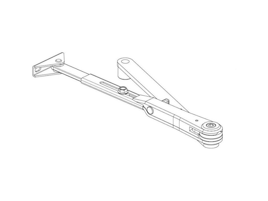 Rameno  TS 2000 bílá 9016 - s aretací