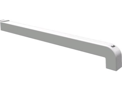 Bočnice PVC k AL parapetu hnědá PRAVÁ