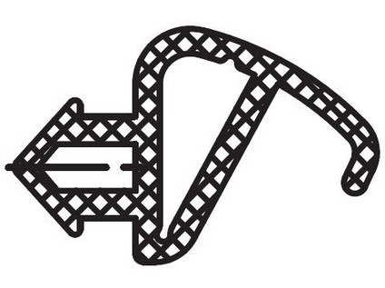 Těsnění dorazové KB 32 černé