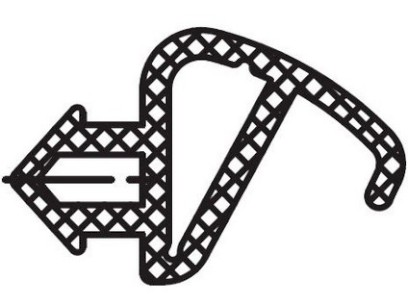 Těsnění dorazové KB 32 šedé