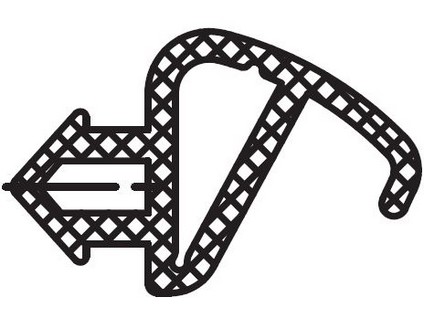 Těsnění dorazové KB 32 šedé