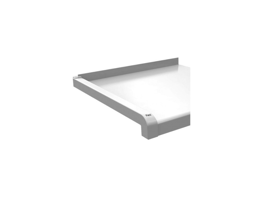 Parapet AL bílý na míru hloubka 240 mm