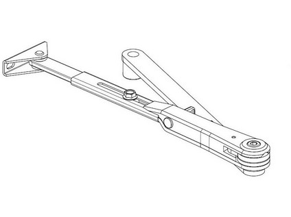 Rameno  TS 2000 bílá 9016 - s aretací