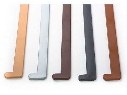 Bočnice parapetu PVC antracitově šedá_dlouhá (max 600mm)