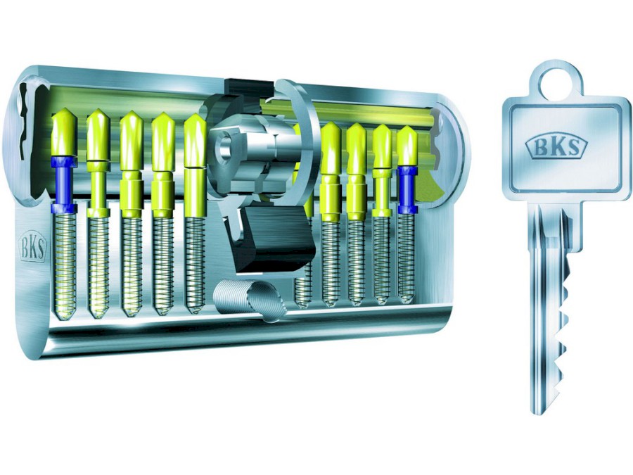 Zámková vložka 41x61 BKS 8800 40+60,5kl,BT3