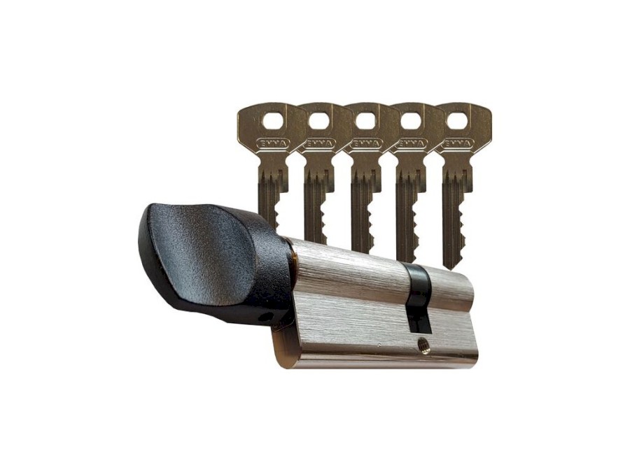 ZÁMKOVÁ VLOŽKA G330 K40X65,5 KLÍČŮ, BT3 KNOFLÍK ČERNÝ